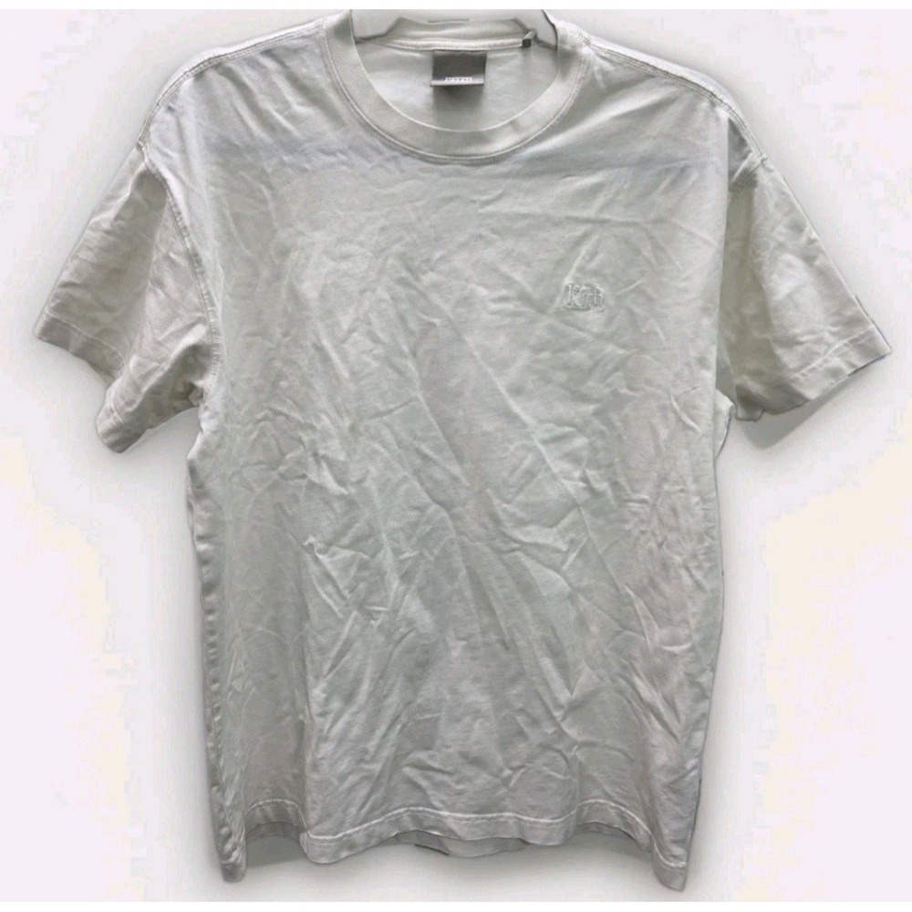 Kith Mens Embroidered Logo Short Sleeve T-Shirt White XS